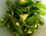 全てレンジ青椒肉絲風ケチャップ炒め作り方4写真