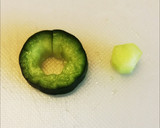 ちくわときゅうりでチェーン風飾り切り作り方4写真