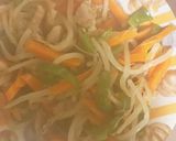 全てレンジわさびソースで豚平焼き風作り方12写真