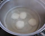 団子としいたけのすまし汁作り方3写真