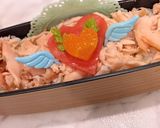 ささみカツと鮭弁当 中学生 詰め方作り方2写真