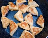 〜給料日前お助けレシピ〜油揚げミンチ焼き作り方5写真