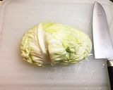 母の味♪材料2つ！簡単キャベツの卵とじ作り方2写真