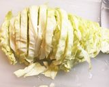 母の味♪材料2つ！簡単キャベツの卵とじ作り方3写真