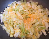 母の味♪材料2つ！簡単キャベツの卵とじ作り方8写真