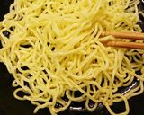 キャベツ小松菜塩焼きそば作り方3写真