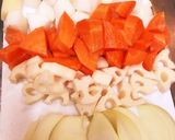 タップリ野菜の豆乳味噌スープ作り方2写真