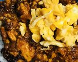 鶏そぼろ＆炒り玉子キーマカレー丼作り方4写真
