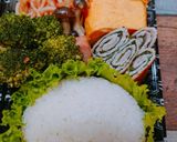 ツムツム オラフ キャラ弁作り方1写真