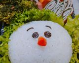 ツムツム オラフ キャラ弁作り方3写真