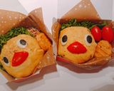 ひよこちゃん キャラ弁 オムライス♪作り方2写真