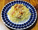 サッポロ一番塩ラーメンでカルボナーラ作り方6写真