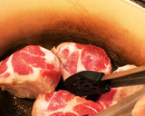 豚肉とひよこ豆のほっこり煮込みスープ作り方2写真