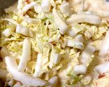 サクとろ食感♡豚こま白菜のお好み焼き作り方3写真