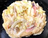 サクとろ食感♡豚こま白菜のお好み焼き作り方6写真