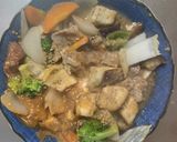 お二人様洋風梅照味回鍋肉青椒肉絲風作り方14写真