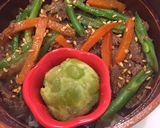 野菜多め スタミナ丼 中学生弁当 詰め方作り方5写真