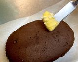 チョコ蒸しケーキ☆ブラウニー風ラム酒焼き作り方8写真