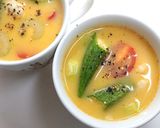 お手軽~茶碗蒸し革命♪カレー味作り方3写真