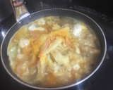 昨日の再利用大根皮かきあげ再利用とじ丼作り方6写真