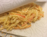 昨日の再利用大根皮かきあげ再利用とじ丼作り方2写真