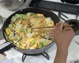 パパでもできる☆ビーフン入りチャーハン作り方6写真