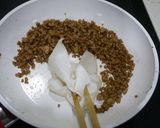 簡単！肉そぼろ☆ヘラがコツ作り方6写真