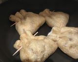 みょうがのねぎ味噌巾着焼き作り方5写真