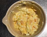 卵とスモークチーズのロールパンサンド作り方1写真