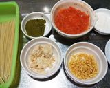 犬ご飯　二色のパスタ作り方1写真