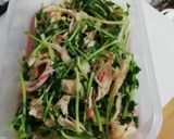 【作り置き】豆苗とささみのサラダ作り方4写真