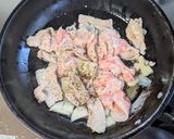 茄子の肉ニラ筍あんかけ炒め作り方5写真