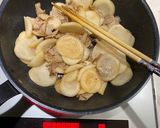 10分で「こかぶと豚バラ肉の炒め物」作り方3写真