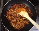 超簡単☆こく旨！甘辛ナポリタン焼きうどん作り方9写真