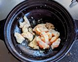 麦ごはんで✿鶏肉とニラの塩ダレ雑炊作り方4写真