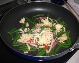 インゲンとカニカマのチーズ焼き作り方3写真