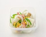 幼児食に♪ビーフンでレンチンナポリタン作り方4写真