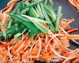 簡単✨もやしとササミの甘辛♪甜麺醤炒め作り方8写真
