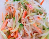 シャキシャキ✨もやしの彩り中華サラダ作り方7写真