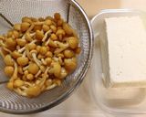 夕食♪フライパンで高菜なめこ豆腐の炒め煮作り方2写真