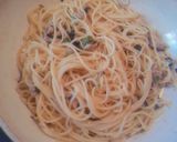 簡単 しょうゆパスタ作り方3写真
