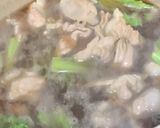 カラシ菜／わさび菜と豚バラ肉のサッと煮作り方5写真