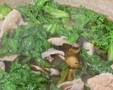 カラシ菜／わさび菜と豚バラ肉のサッと煮作り方7写真