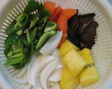 揚げない！薄切り肉でこってり酢豚作り方1写真