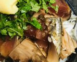 鰹のたたき＆シラスのタレ漬け丼作り方3写真