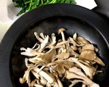 きのこと青菜の塩炒め作り方3写真