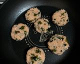 わかめのつくねのてり焼き作り方4写真