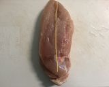 鶏胸肉のゆず味噌ロール作り方2写真