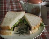 文学メシ！野菜たっぷりサンドイッチ作り方10写真
