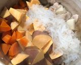 さつまいも肉じゃが作り方4写真